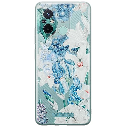 ERT GROUP etui na telefon Xiaomi REDMI 12C/ REDMI 11A, case oryginalny i oficjalnie licencjonowany przez Babaco, wzór Flowers 026, optymalnie dopasowane, plecki z TPU częściowo przeźroczyste