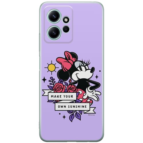 ERT GROUP etui na telefon Xiaomi REDMI NOTE 12 4G, case oryginalny i oficjalnie licencjonowany przez Disney, wzór Minnie 073, optymalnie dopasowane, plecki z TPU