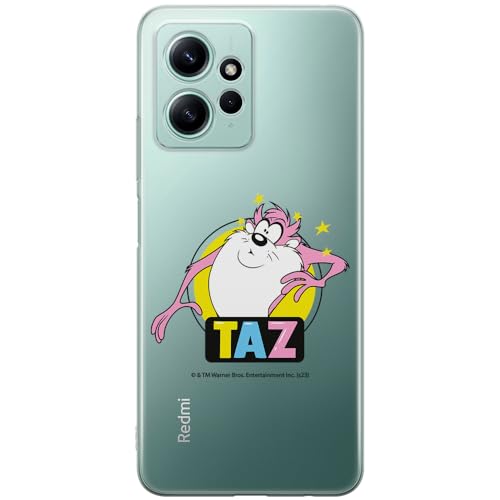 ERT GROUP etui na telefon Xiaomi REDMI NOTE 12 4G, case oryginalny i oficjalnie licencjonowany przez Looney Tunes, wzór Tasmanian 007, optymalnie dopasowane, plecki z TPU częściowo przeźroczyste