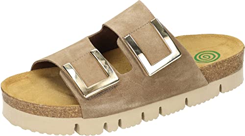 Dr. Brinkmann Damskie kapcie płaskie 700474-08, beżowy, 39 eu