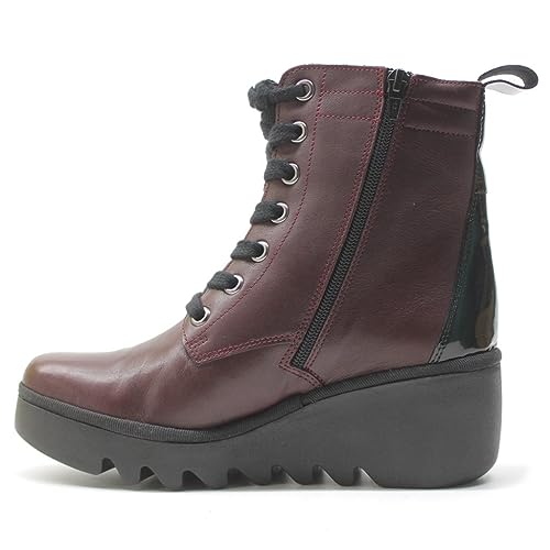 Fly London Biaz329fly damskie botki, Bordeaux Black, 38 EU