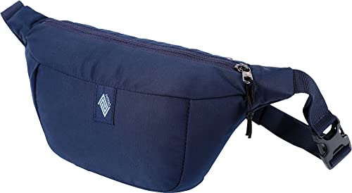 Nitro Hip Bag, stylowa torba na klatkę piersiową, torba na pasek z 2 przegródkami, torba podróżna, torba na ramię, festiwalowa torba na biodra, torba na brzuch, 25 x 14 x 8 cm, Night Sky