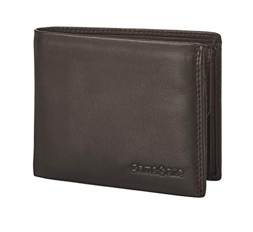 Samsonite Attack 2 SLG - portfel, brązowy (Ebony Brown), Horizontale Geldbörse: 10.8 x 1 x 8.5 cm, Akcesoria podróżne - portfel