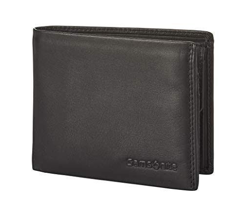 Samsonite Attack 2 SLG - portfel, czarny (czarny), Horizontale Geldbörse: 10.8 x 1 x 8.5 cm, Akcesoria podróżne - portfel