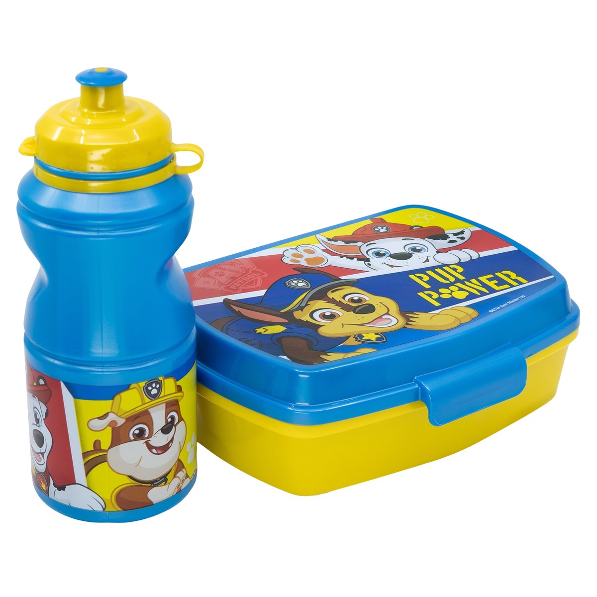 Psi Patrol  Śniadaniówka Bidon Zestaw Lunchbox 2 W 1