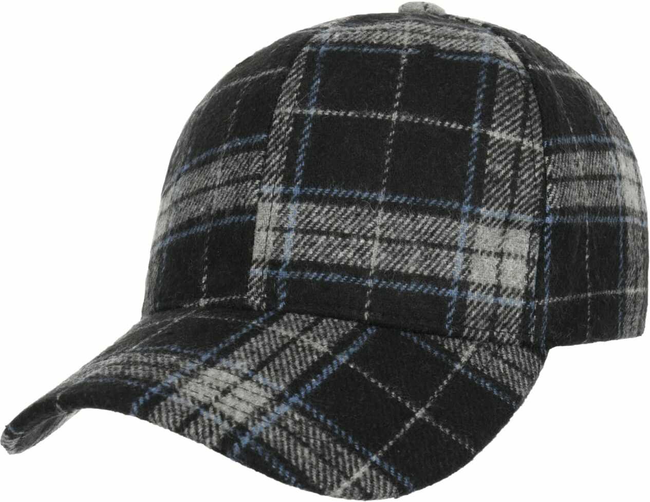 Czapka Classic New Check by Lipodo, czarny, One Size