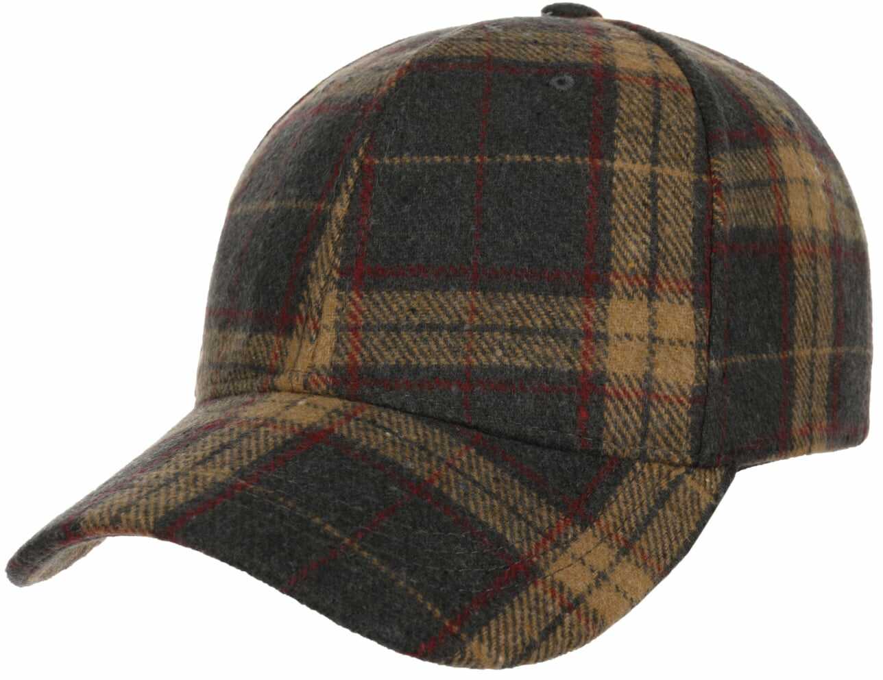 Czapka Classic New Check by Lipodo, szary, One Size