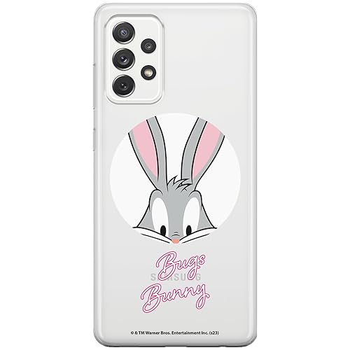 ERT GROUP etui na telefon Samsung A73 5G, case oryginalny i oficjalnie licencjonowany przez Looney Tunes, wzór Bugs 023, optymalnie dopasowane, plecki z TPU częściowo przeźroczyste