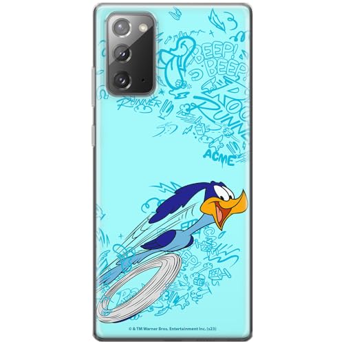 ERT GROUP etui na telefon Samsung GALAXY NOTE 20, case oryginalny i oficjalnie licencjonowany przez Looney Tunes, wzór Roadrunner 004, optymalnie dopasowane, plecki z TPU