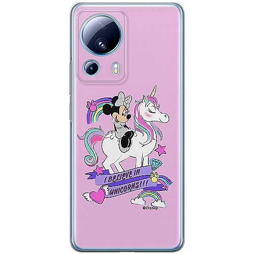 Etui Minnie 035 Disney Nadruk pełny Różowy Producent: Xiaomi, Model: 13 LITE/ CIVI 2