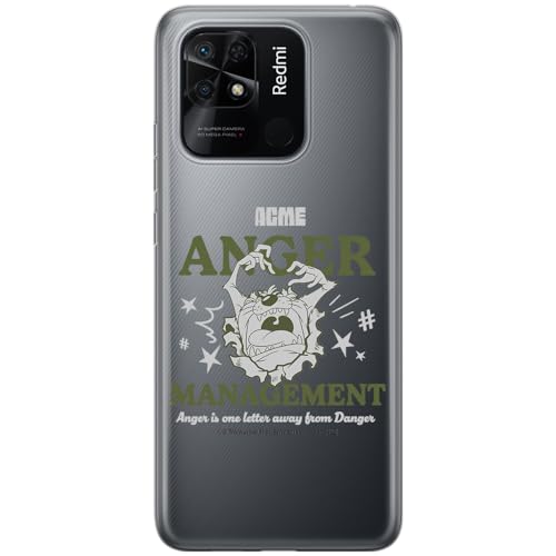 ERT GROUP etui na telefon Xiaomi REDMI 10C, case oryginalny i oficjalnie licencjonowany przez Looney Tunes, wzór Tasmanian 006, optymalnie dopasowane, plecki z TPU częściowo przeźroczyste