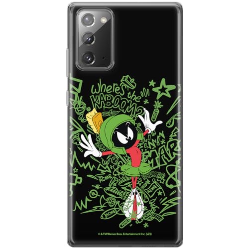 ERT GROUP etui na telefon Samsung GALAXY NOTE 20, case oryginalny i oficjalnie licencjonowany przez Looney Tunes, wzór Marvin 007, optymalnie dopasowane, plecki z TPU