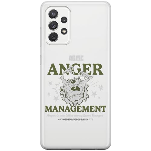 ERT GROUP etui na telefon Samsung A33 5G, case oryginalny i oficjalnie licencjonowany przez Looney Tunes, wzór Tasmanian 006, optymalnie dopasowane, plecki z TPU częściowo przeźroczyste