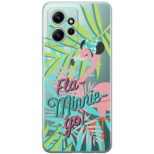 ERT GROUP etui na telefon Xiaomi REDMI NOTE 12 4G, case oryginalny i oficjalnie licencjonowany przez Disney, wzór Minnie 041, optymalnie dopasowane, plecki z TPU częściowo przeźroczyste