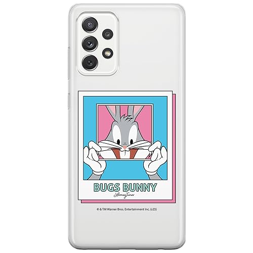 ERT GROUP etui na telefon Samsung A53 5G, case oryginalny i oficjalnie licencjonowany przez Looney Tunes, wzór Bugs 024, optymalnie dopasowane, plecki z TPU częściowo przeźroczyste