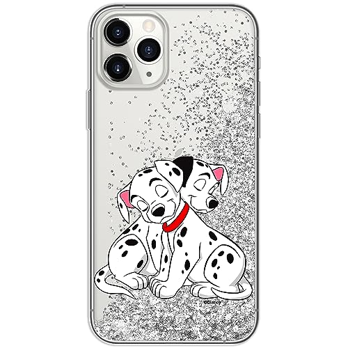 ERT GROUP etui na telefon Apple Iphone 11 PRO, case oryginalny i oficjalnie licencjonowany przez Disney, wzór Dalmatians 005, optymalnie dopasowane, z efektem płynnego brokatu
