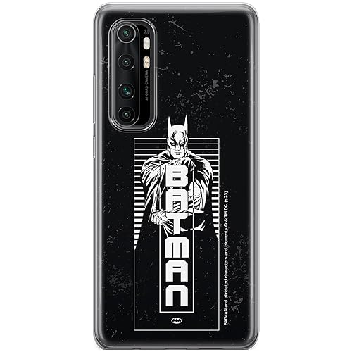 ERT GROUP etui na telefon Xiaomi MI NOTE 10 Lite, case oryginalny i oficjalnie licencjonowany przez DC, wzór Batman 041, optymalnie dopasowane, plecki z TPU