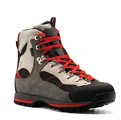 GARSPORT SORAPISS Waterproof, Męskie buty turystyczne, Szary/Czerwony, 44 EU, Szary Czerwony, 44 EU
