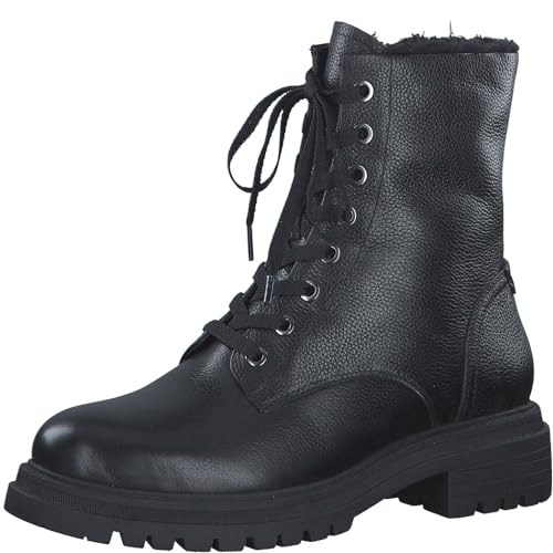 Tamaris Damskie 1-1-25906-41 modne kozaki, czarne, 38 EU, czarny, 38 EU