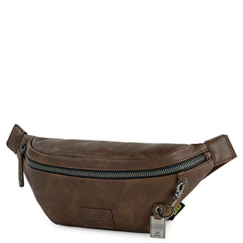 Lois - Casual torba na talię dla Man Main przedział z zamkiem błyskawicznym. Regulowane. Kieszeń z zamkiem błyskawicznym. Lekki i elegancki. 311310