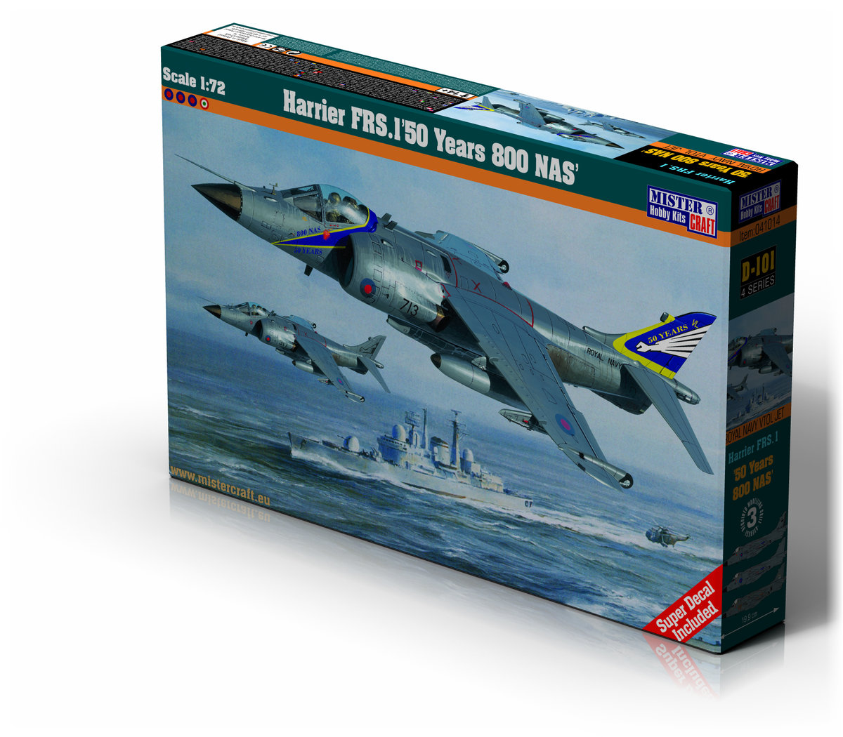 Mistercraft, model do sklejania Harrier FRS.1’50 Years 800 NAS 1:72