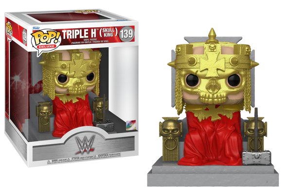 wwe - pop deluxe n° 139 - triple h (skull king)