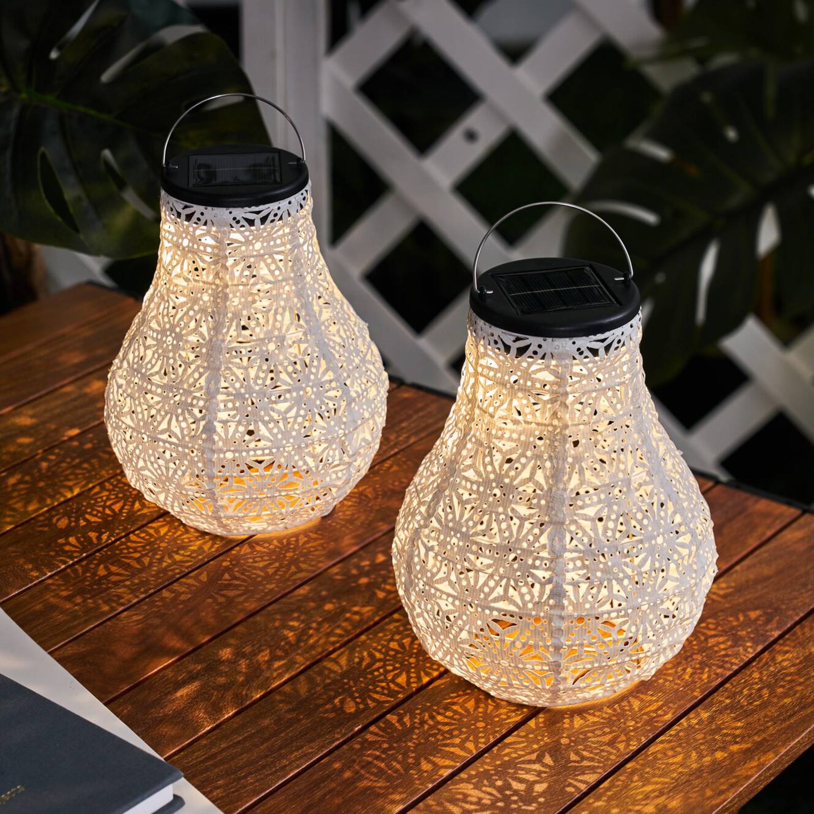 Pauleen Sunshine Blaze solarna lampa LED biała 2x