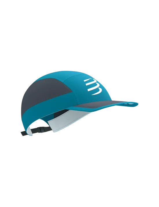 COMPRESSPORT Czapka biegowa 5 PANEL LIGHT CAP mosaic blue/magent