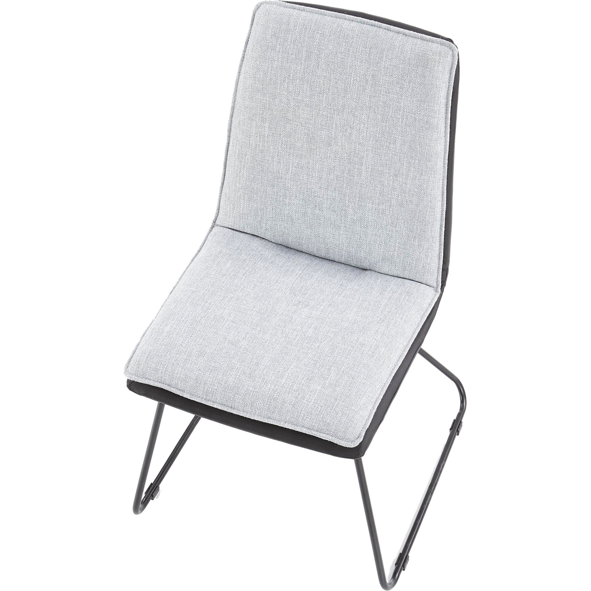 Krzesło Metalowe K-326 Halmar Jasny Popiel, Czarny