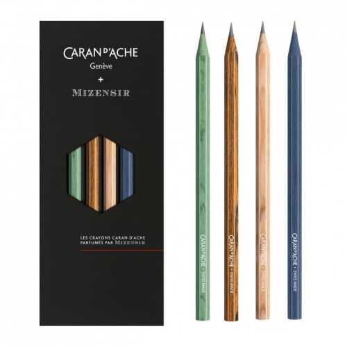 Ołówki CARAN D''ACHE, Les Crayons De La Maison, edycja 10, 4 szt.