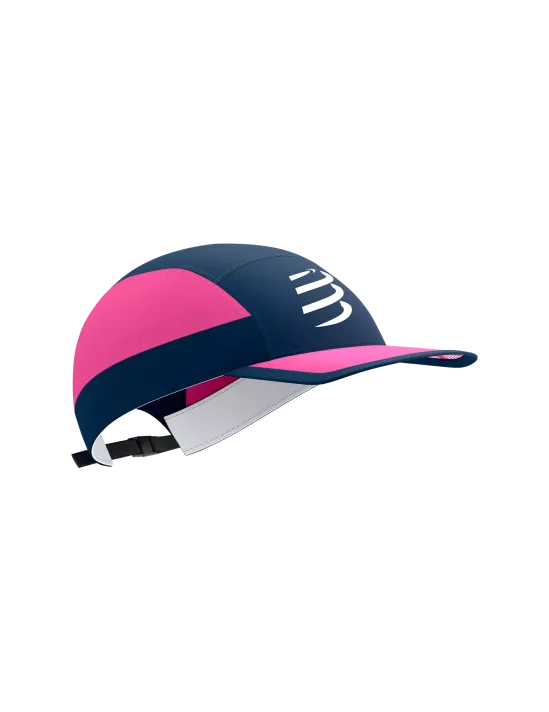 COMPRESSPORT Czapka biegowa 5 PANEL LIGHT CAP mood indigo/magenta