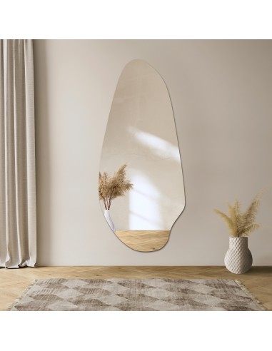 Lustro o nieregularnym kształcie - JASPIS, Wymiary: 68x150