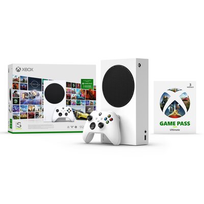 Xbox Series S - 512GB - Game Pass Ultimate 3 m-ce
