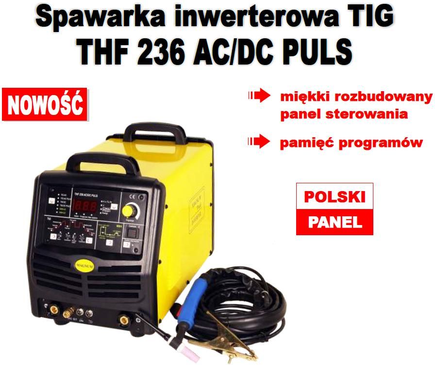 SPAWARKA INWERTER TIG THF 236 AC/DC PULS