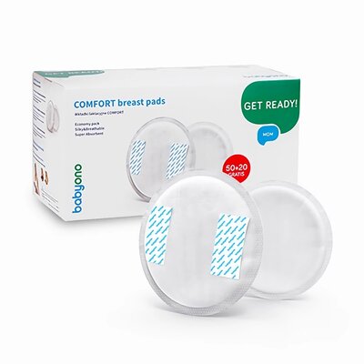 Babyono Wkładki laktacyjne Comfort 70 szt.