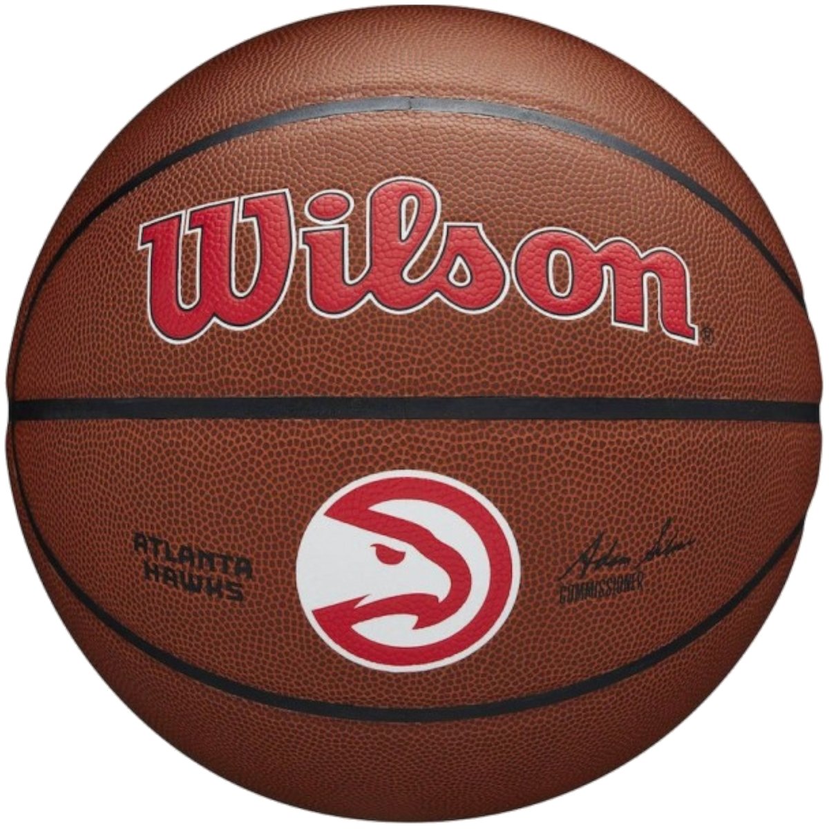 Wilson Team Alliance Atlanta Hawks Ball WTB3100XBATL, unisex, piłki do koszykówki, Brązowe