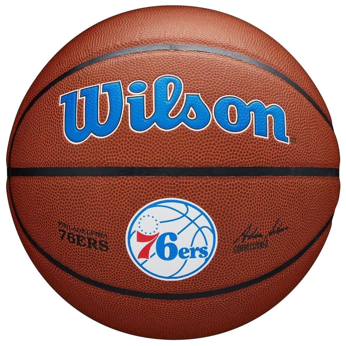 Wilson Team Alliance Philadelphia 76ers Ball WTB3100XBPHI, unisex, piłki do koszykówki, Brązowe