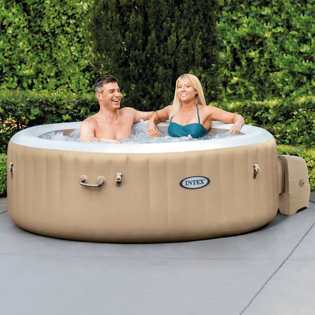 Intex Basen z hydromasażem PureSpa, okrągły, 196x71 cm