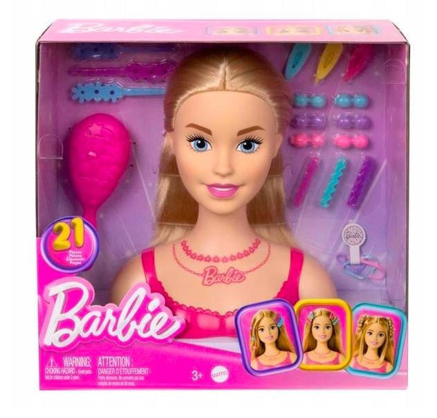 Mattel, Głowa do stylizacji Barbie blond