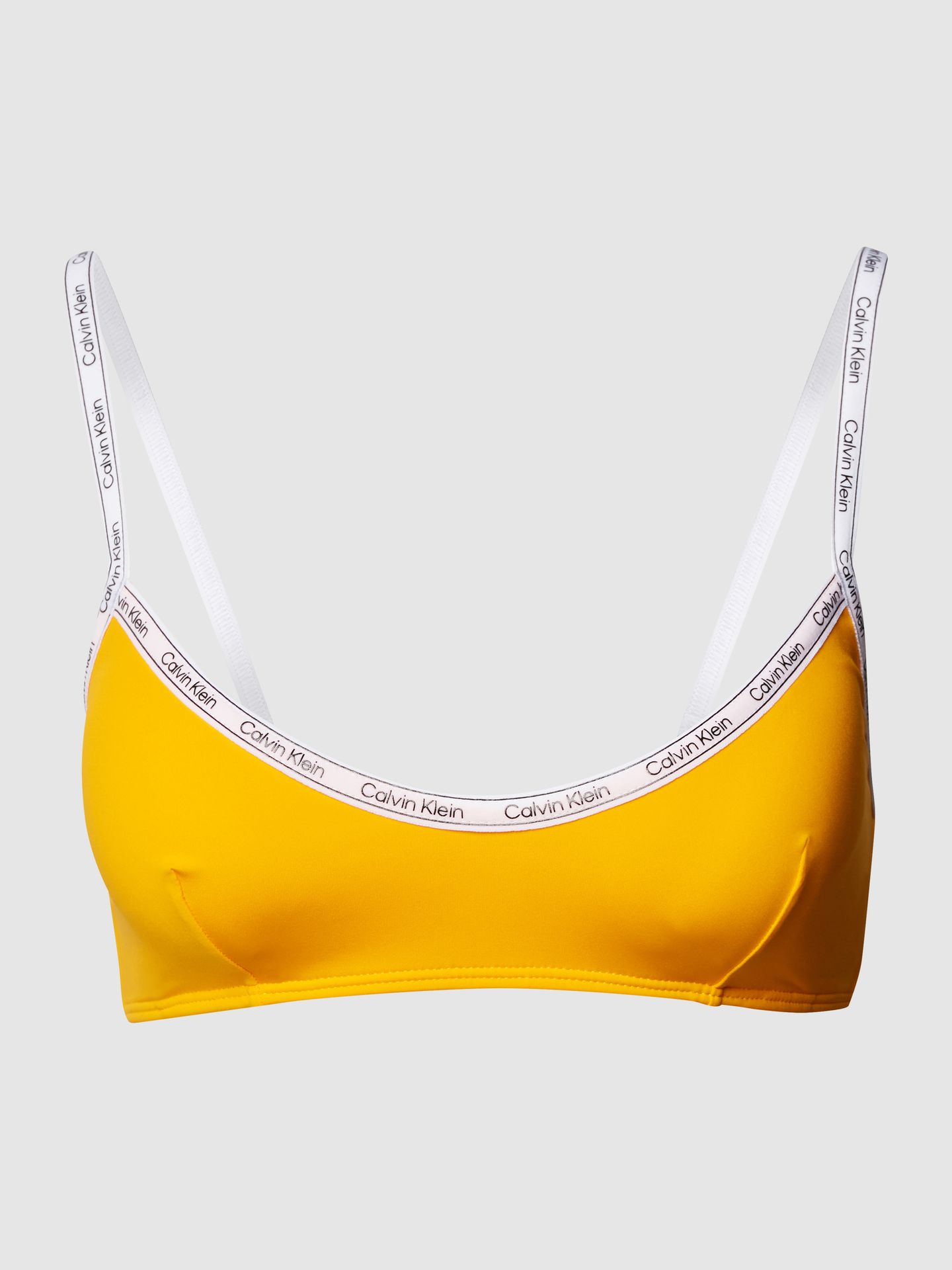 Top bikini z napisem z logo