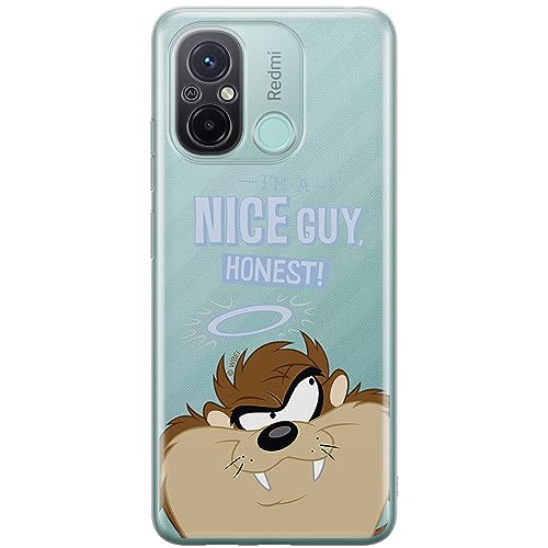 ERT GROUP etui na telefon Xiaomi REDMI 12C/ REDMI 11A, case oryginalny i oficjalnie licencjonowany przez Looney Tunes, wzór Tasmanian 003, optymalnie dopasowane, plecki z TPU częściowo przeźroczyste