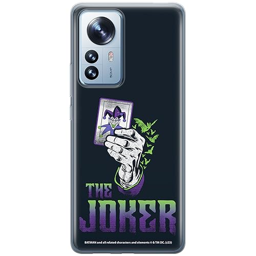 ERT GROUP etui na telefon Xiaomi 12 PRO, case oryginalny i oficjalnie licencjonowany przez DC, wzór Joker 030, optymalnie dopasowane, plecki z TPU