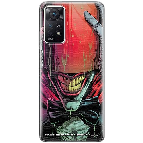 ERT GROUP etui na telefon Xiaomi REDMI NOTE 11 PRO 5G/ 11 PRO 4G, case oryginalny i oficjalnie licencjonowany przez DC, wzór Joker 029, optymalnie dopasowane, plecki z TPU