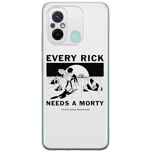 ERT GROUP etui na telefon Xiaomi REDMI 12C/ REDMI 11A, case oryginalny i oficjalnie licencjonowany przez Rick and Morty, wzór Rick & Morty 045, optymalnie dopasowane, plecki z TPU