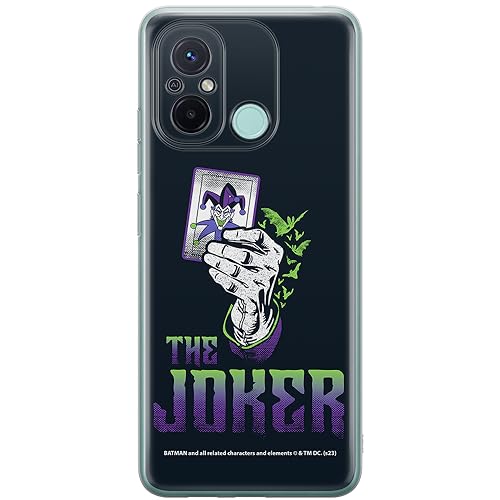 ERT GROUP etui na telefon Xiaomi REDMI 12C/ REDMI 11A, case oryginalny i oficjalnie licencjonowany przez DC, wzór Joker 030, optymalnie dopasowane, plecki z TPU