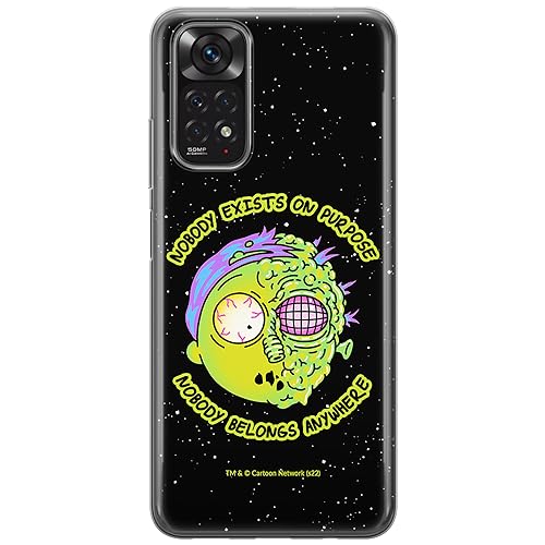 ERT GROUP etui na telefon Xiaomi REDMI NOTE 11 4G/ 11S 4G, case oryginalny i oficjalnie licencjonowany przez Rick and Morty, wzór Rick & Morty 010, optymalnie dopasowane, plecki z TPU