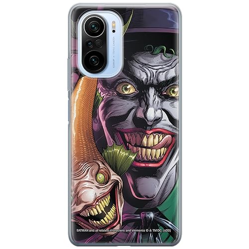 ERT GROUP etui na telefon Xiaomi MI 11i/ REDMI K40/K40 PRO/POCO F3/ F3 PRO, case oryginalny i oficjalnie licencjonowany przez DC, wzór Joker 021, optymalnie dopasowane, plecki z TPU