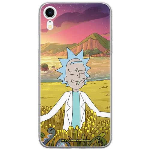 ERT GROUP etui na telefon Iphone XR, case oryginalny i oficjalnie licencjonowany przez Rick and Morty, wzór Rick & Morty 047, optymalnie dopasowane, plecki z TPU