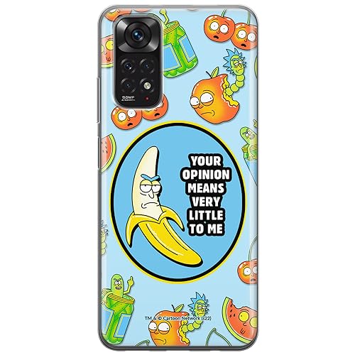 ERT GROUP etui na telefon Xiaomi REDMI NOTE 11 4G/ 11S 4G, case oryginalny i oficjalnie licencjonowany przez Rick and Morty, wzór Rick & Morty 009, optymalnie dopasowane, plecki z TPU