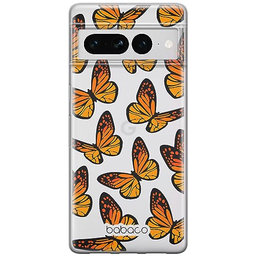 ERT GROUP etui na telefon Google PIXEL 7 PRO, case oryginalny i oficjalnie licencjonowany przez Babaco, wzór Butterflies 002, optymalnie dopasowane, plecki z TPU